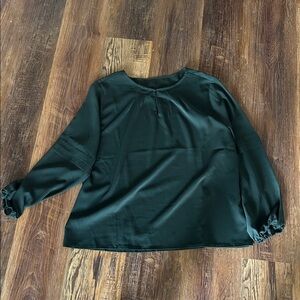 Dark Green Blouse